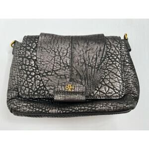 orYANY Metallic Textured Leather Purse No Strap